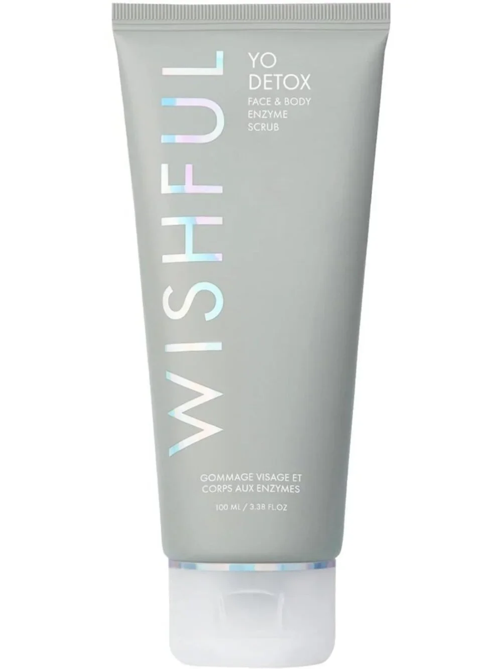 Detox Charcoal Face & Body Enzyme Scrub - Exfoliating, Deep Cleansing, 3.38 oz